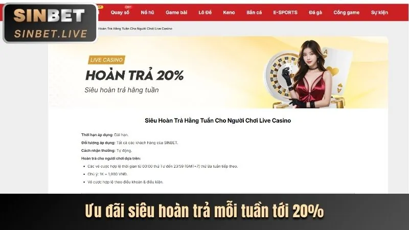Khuyến mãi hoàn trả hàng ngày tại SV388